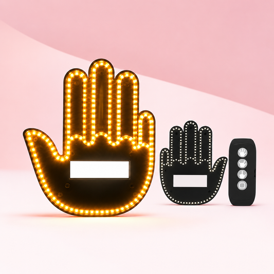 Mano LED Divertida para Auto