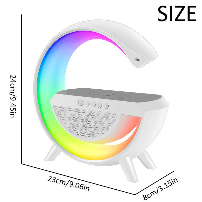 Lámpara Smart 3 en 1: Cargador, Parlante y Luz RGB