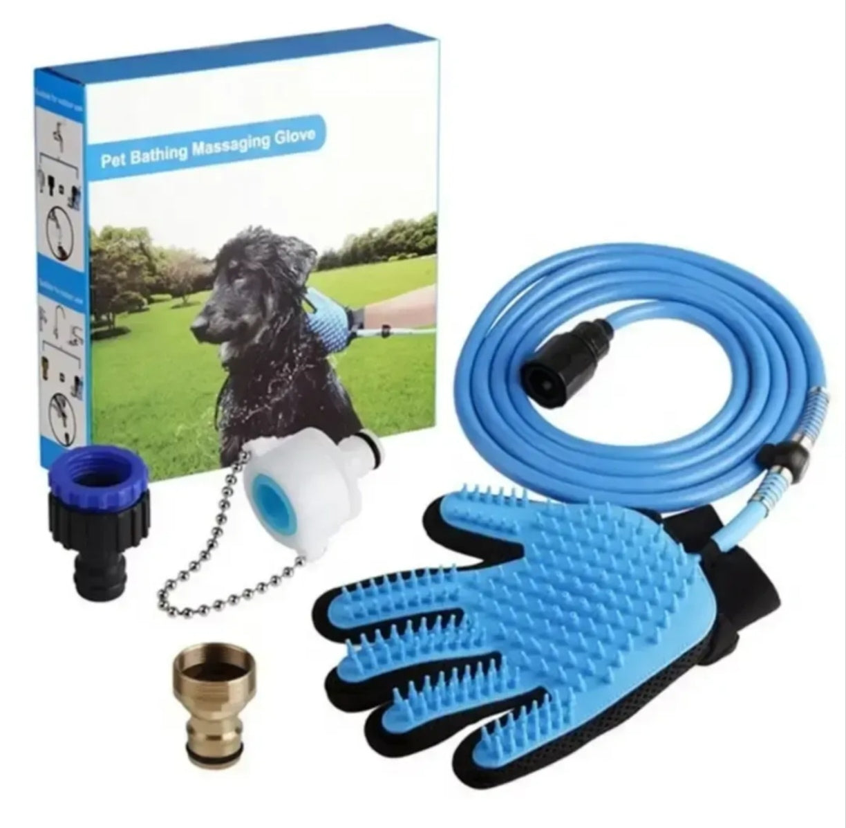 Guante Manguera 2 en 1 para Bañar Mascotas 🐶🚿