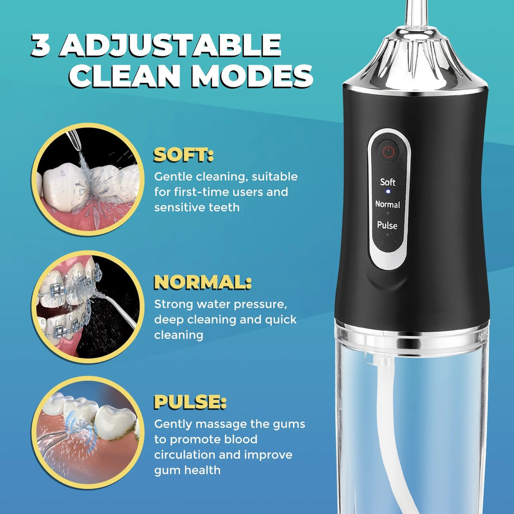 Irrigador Bucal Portátil Recargable USB